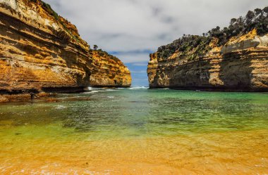 Avustralya'yı geziyor. Büyük okyanus yolu. Ulusal Park Campbell.