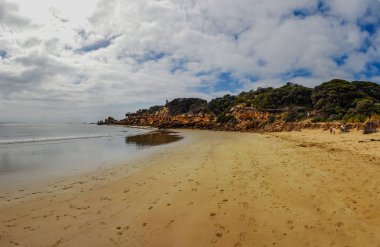 Pasifik Okyanusu'nun Güneşli kıyıları.