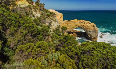 Pasifik Okyanusu'nun mavisinin tüm tonları. Avustralya kıyıları.