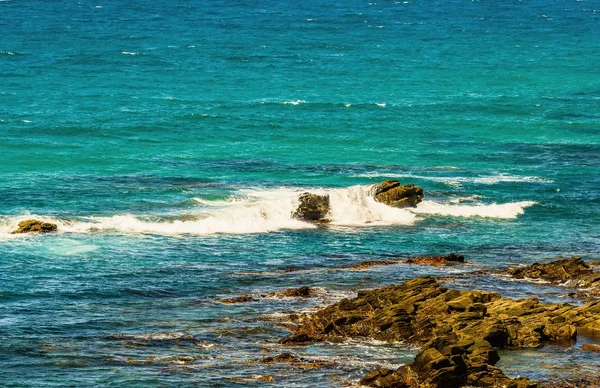 Оттенки Синего Тихого Океана Австралийское Побережье — стоковое фото