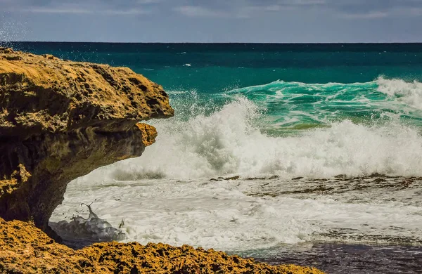 Ondas Costa Pacífico Viagem Para Austrália — Fotografia de Stock