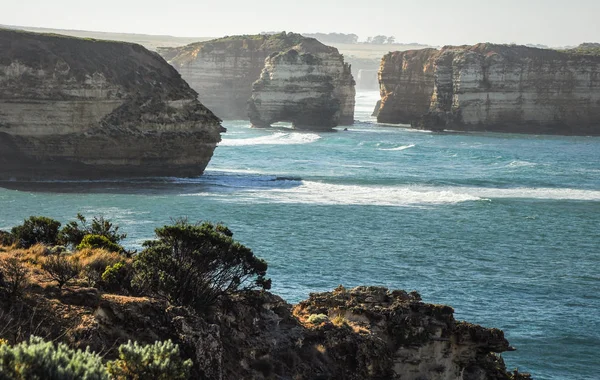 Grande Oceano Pacifico Una Ventosa Giornata Estiva — Foto Stock