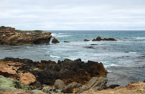 沿着大洋路旅行 太平洋的澳大利亚海岸 — 图库照片