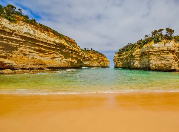 Todos Tons Azul Oceano Pacífico Costa Australiana — Fotografia de Stock