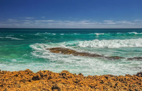 Vågor Stillahavskusten Resan Till Australien — Stockfoto