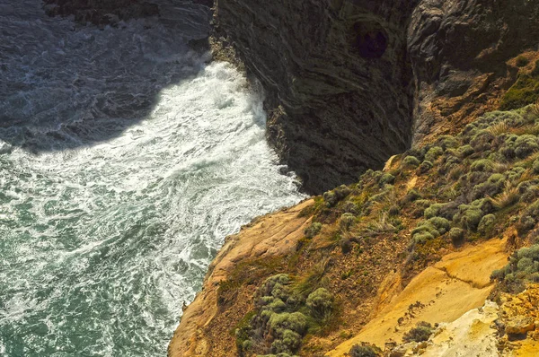 Rocks and waves of the Pacific ocean.