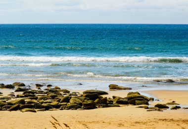 Pasifik Okyanusu'nun mavisinin tüm tonları. Avustralya kıyıları.