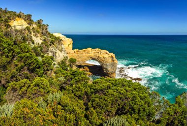 Pasifik Okyanusu'nun mavisinin tüm tonları. Avustralya kıyıları.