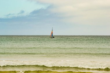 Pasifik Okyanusu'nun mavisinin tüm tonları. Avustralya kıyıları.