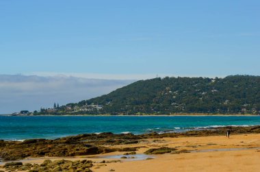 Pasifik Okyanusu'nun mavisinin tüm tonları. Avustralya kıyıları.