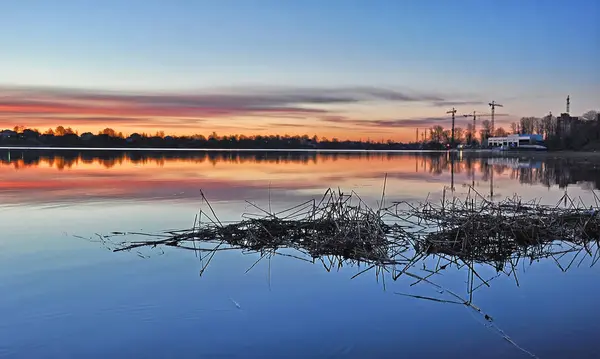 Salida Del Sol Río — Foto de Stock