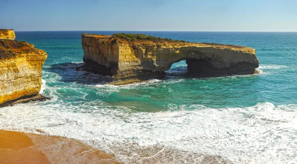 The Australian coast of the Pacific ocean