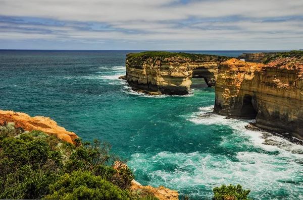 Viajando Por Australia Gran Camino Oceánico Parque Nacional Campbell — Foto de Stock