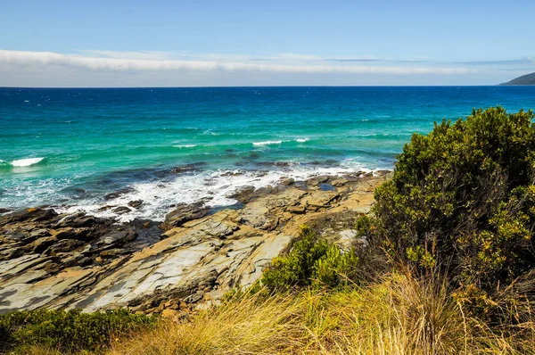 Die Küste Des Pazifischen Ozeans Australien Große Ozeanstraße — Stockfoto