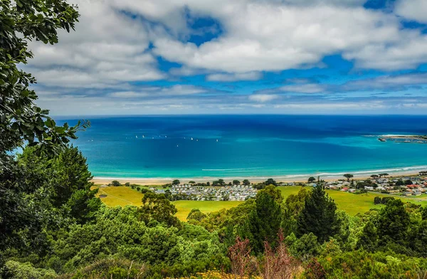 Oblíbené Místo Surfování Pobřeží Australského Pacifiku Apollu Bay — Stock fotografie