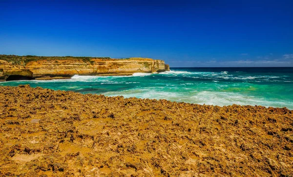 Ondas Costa Pacífico Viagem Para Austrália — Fotografia de Stock