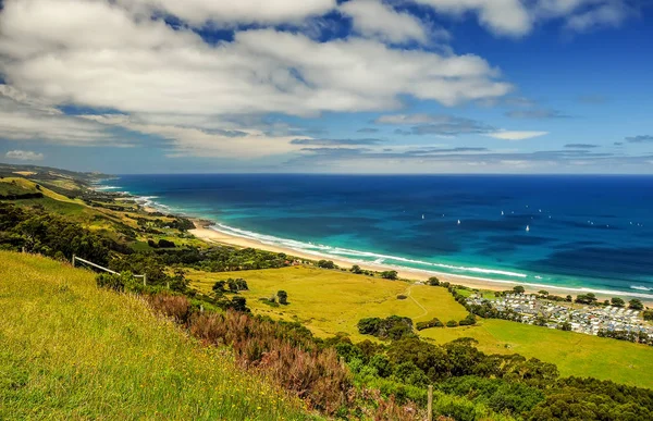 Een Favoriete Surfplek Aan Australische Pacifische Kust Apollo Bay — Stockfoto