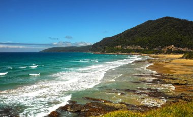 Pasifik Okyanusu'nun kıyısı. Avustralya, Büyük okyanus yolu.