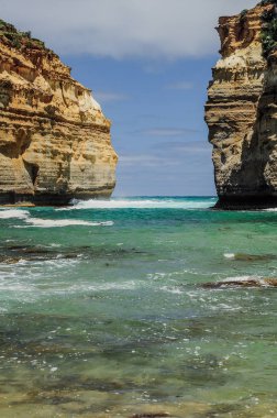 Pasifik Okyanusu'nun mavisinin tüm tonları. Avustralya kıyıları.