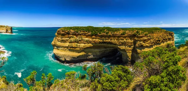 Todos Los Tonos Azul Del Océano Pacífico Costa Australiana — Foto de Stock