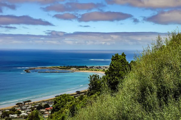 Kedvenc Szörfözés Helyszínen Ausztrál Pacific Coast Apollo Bay — Stock Fotó