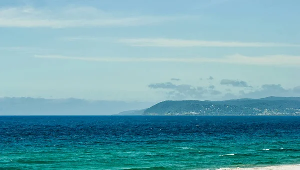 Всі Відтінки Синього Тихого Океану Австралійський Берег — стокове фото