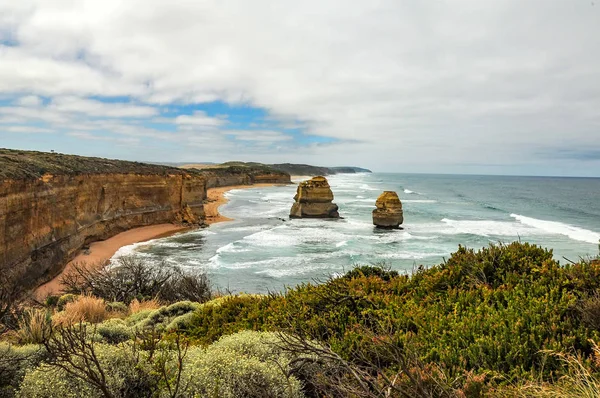 Naturdenkmal Australiens Die Zwölf Apostel — Stockfoto