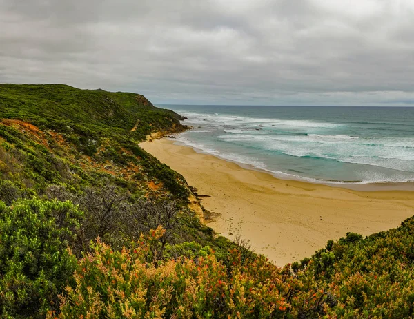 Costa Soleggiata Dell Oceano Pacifico — Foto Stock