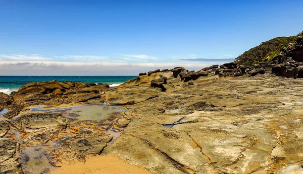 Shore Pacific Ocean Sunny Day — Stock Photo, Image