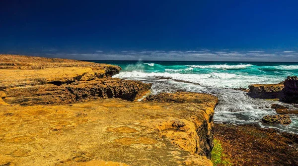 Fale Wybrzeżu Pacyfiku Podróż Australii — Zdjęcie stockowe