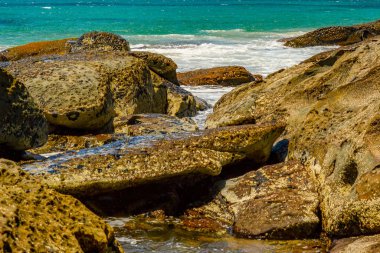 Pasifik Okyanusu'nun mavisinin tüm tonları. Avustralya kıyıları.