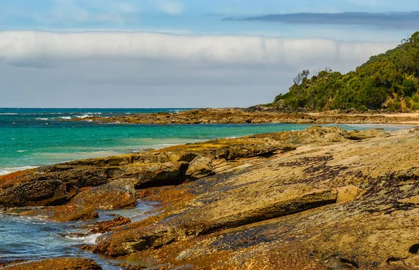 Alle Tinten Blauw Van Stille Oceaan Australische Kust — Stockfoto