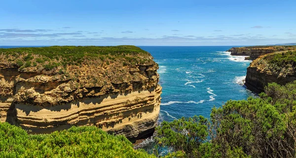 Alle Blautöne Des Pazifischen Ozeans Die Australische Küste — Stockfoto