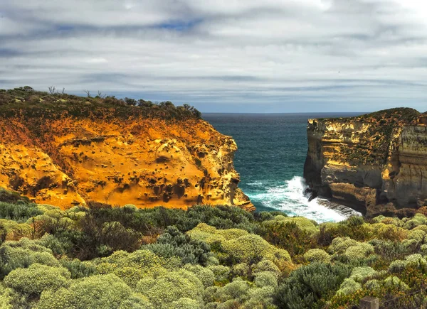 Viaje Longo Grande Estrada Oceânica Oceano Pacífico Costa Australiana — Fotografia de Stock