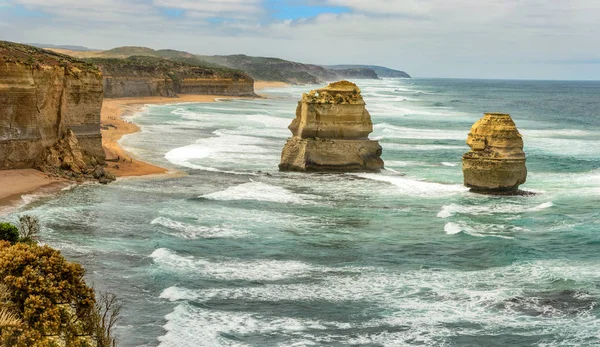 The Australian coast of the Pacific ocean