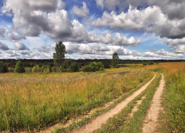 güzel, bulutlar, yaz yatay.