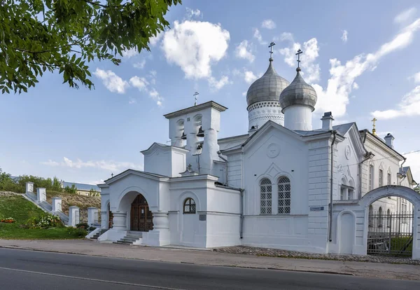 斯维塔的瓦拉姆 胡廷斯基教堂 普斯科夫的东正教教堂 — 图库照片