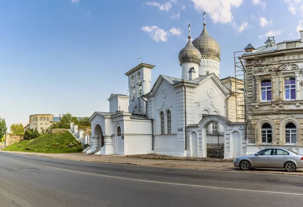 Церковь Варлаама Хутынского Свенице Православная Церковь Пскове — стоковое фото