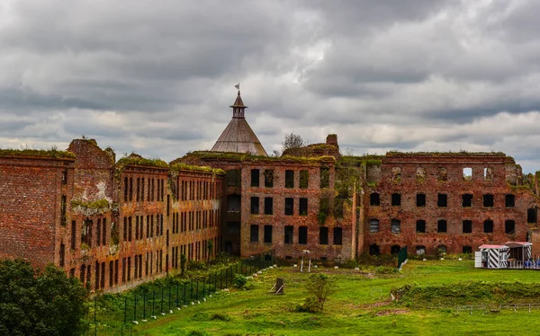 Preserved buildings of the ancient fortress on the island of Nut — Stock Photo, Image