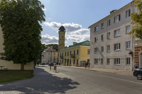 Burgstraße, eine der ältesten Straßen der Stadt im Zentrum der Stadt — Stockfoto