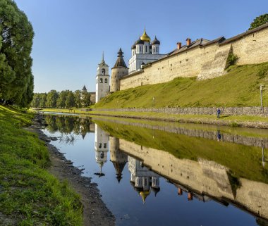 Pskov Holy Trinity Katedrali ci ana cazibe olduğunu