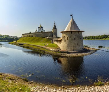 Pskov Holy Trinity Katedrali ci ana cazibe olduğunu