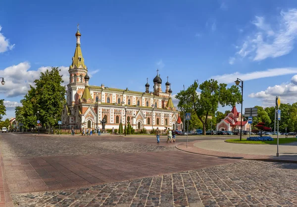 Catedral de Pokrovsky, construida de ladrillo en 1904-1905 por el arquitecto M . — Foto de Stock