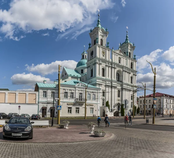 Cathedral of St. Francis Xavier, a Catholic Cathedral in Grodno. — Stock Photo, Image