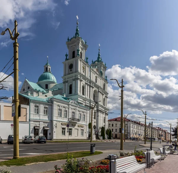 Catedral de São Francisco Xavier, uma catedral católica em Grodno . — Fotografia de Stock