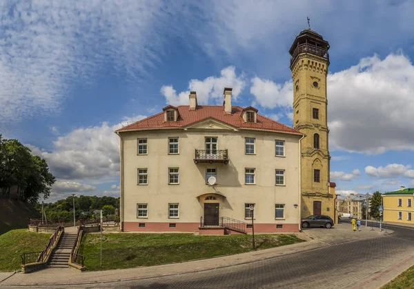 Torre de bomberos en Grodno, un monumento arquitectónico del siglo XX —  Fotos de Stock