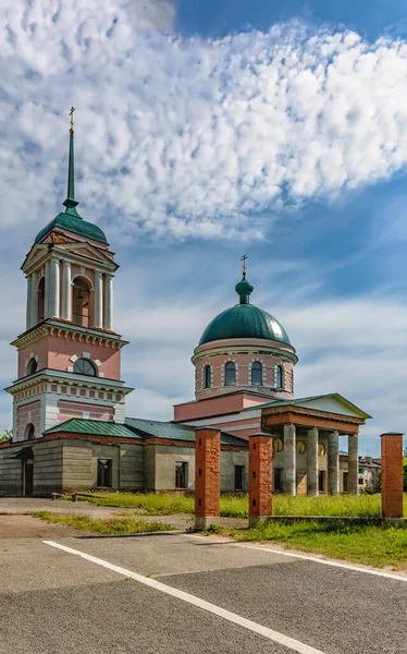 Novgorod Bölgesindeki Zaitsevo Köyü Nın Dirilişinde Thomas Güvencesi Kilisesi — Stok fotoğraf