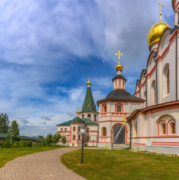 Home church in the abbot\'s chambers. Valdai Iversky Bogoroditsky Svyatoozersky Monastery is an Orthodox monastery on the Selvitsky Island of Valdai Lake in the Novgorod Region. Built on the initiative of Patriarch Nikon.