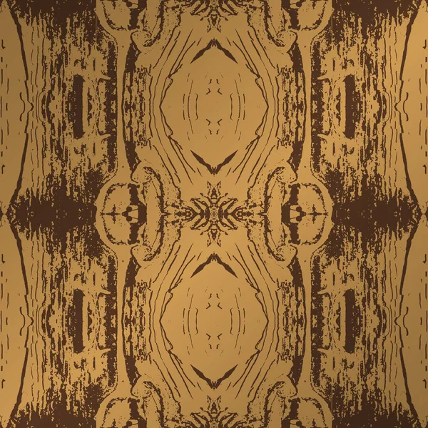 Безшовний візерунок дерев'яний коричневий — стоковий вектор