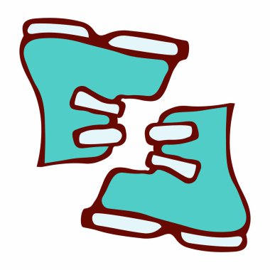 Kayak botları doodle